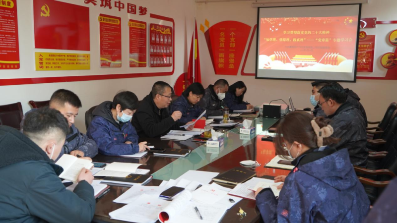 物產(chǎn)汽貿(mào)黨支部召開“知學理、悟原理、踐真理” ——黨章篇”專題學習會